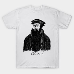 John Knox. Christian figure. T-Shirt